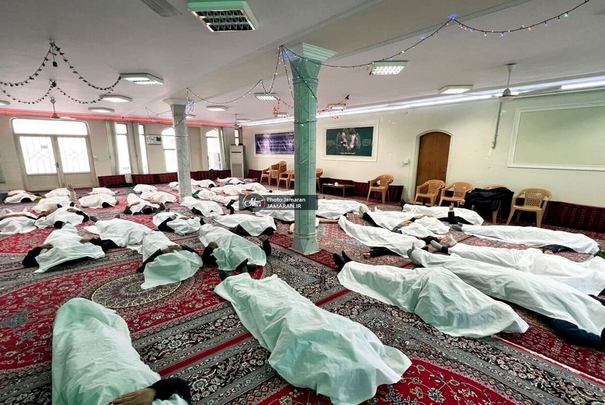 مدل جدید کفن‌پوشی  در بروجرد