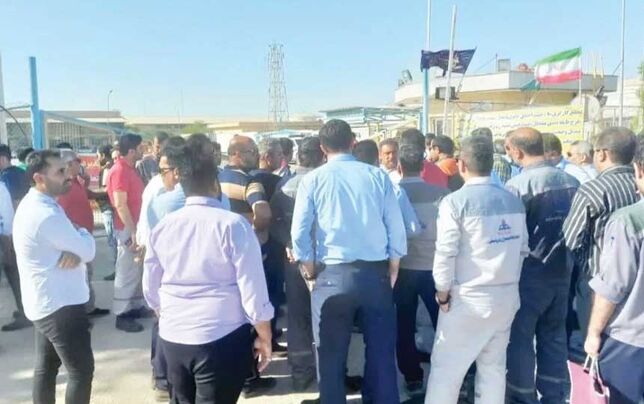 

به اخراج همکاران و کسر حقوق معترضیم