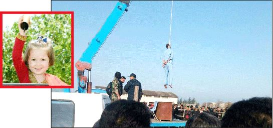 اعدام در ملأعام قاتل عروسک روستا