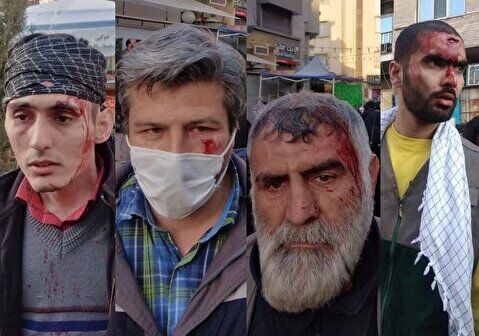 تجمع و درگیری حامیان آمر به معروف در مقابل نهاد ریاست‌جمهوری

