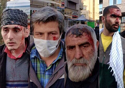 تجمع و درگیری حامیان آمر به معروف در مقابل نهاد ریاست‌جمهوری

