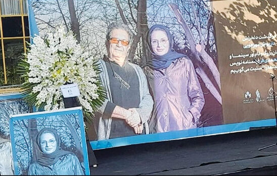 با حضور گسترده هنرمندان؛پیکر مهرجویی و همسرش 

در خاک آرام گرفت