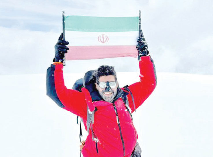 کوهنورد ایرانی و فتح  ۷  قله در ۷  قاره 