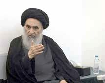 هشدار آیت‌الله سیستانی درباره نقش عراق در تنش تهران - واشنگتن