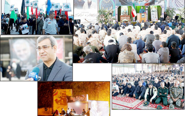 جزیره کیش در سوگ شهادت سپهبد قاسم سلیمانی 
