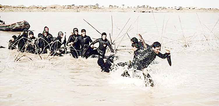 
نمایش چهره تماماً انسانی مردان جنگ