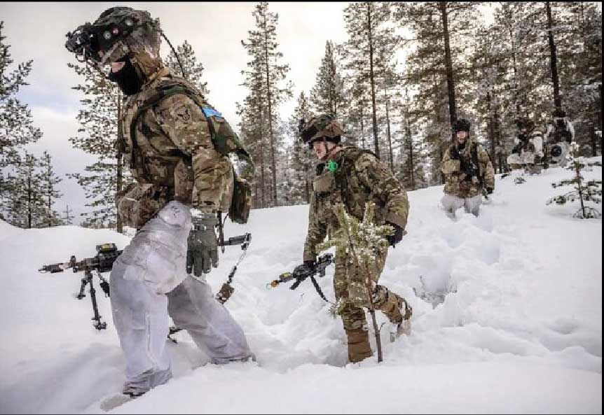 آمریکا و فنلاند در ژیرامون قطب‌شمال رزمایش برگزار کردند