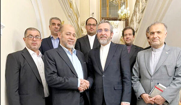 دیدار معاون سیاسی وزیر خارجه ایران با هیأت حماس