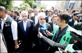گزارش ایلنا از راهپیمایی پرشور روز جهانی قدس