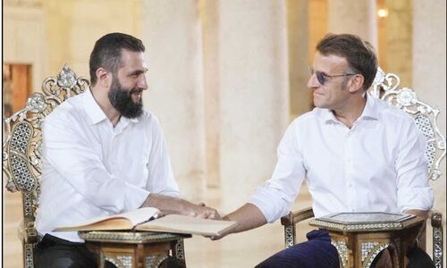 ماکرون در سوریه؛ جولانی در مسیر خروج از انزوا