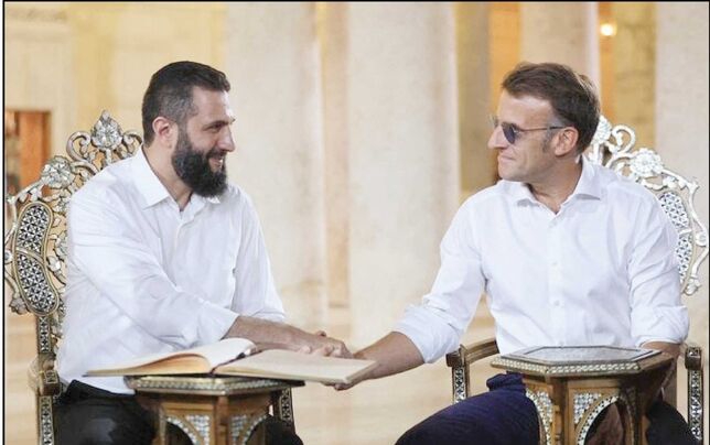 ماکرون در سوریه؛ جولانی در مسیر خروج از انزوا