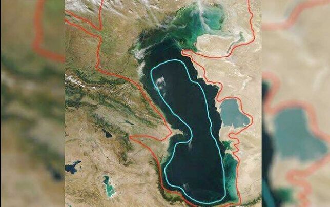 
دریای خزر در حال کوچک شدن است
