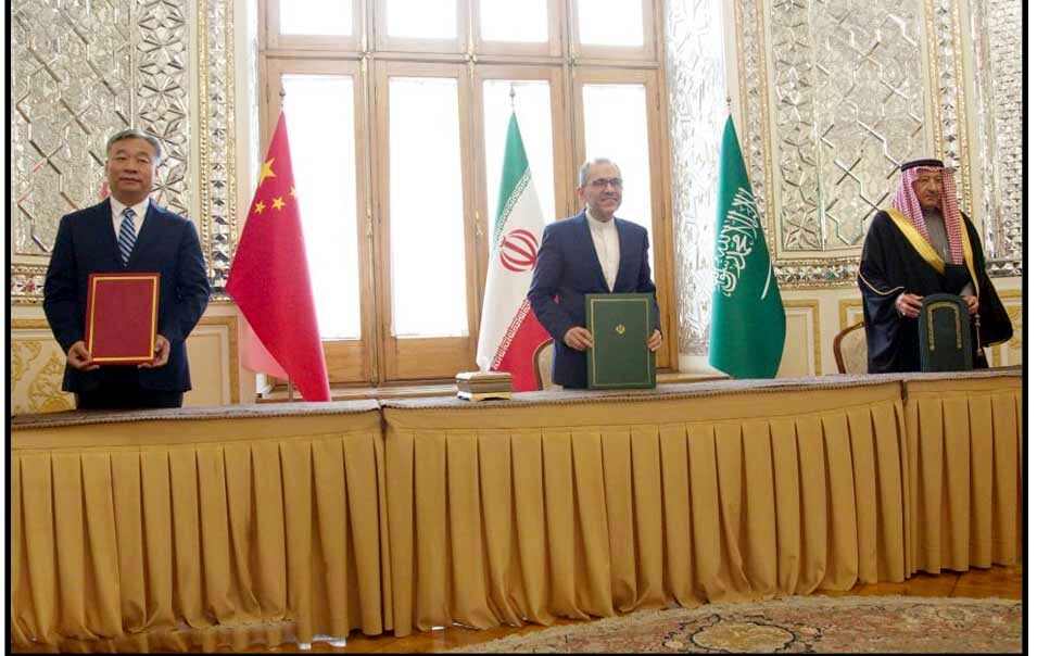 
اعلام آمادگی پکن برای تداوم حمایت از توسعه رابطه تهران-ریاض