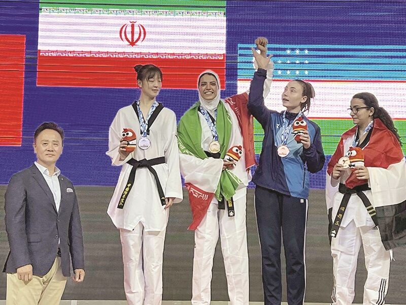 سکوی تاریخی آسیا در مهد تکواندو/دختران آینده