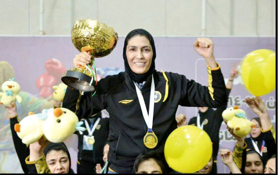 خداحافظی الهه با جشن قهرمانی