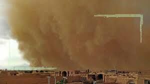 طوفان شن در بم