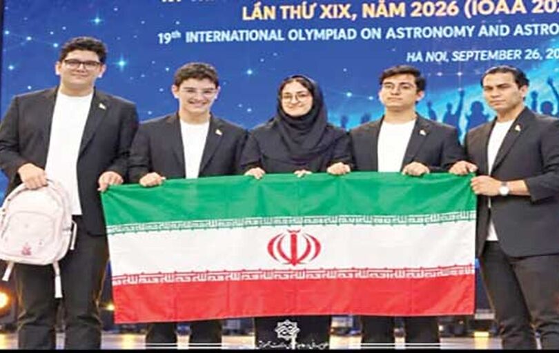 تیم ملی المپیاد نجوم و اخترفیزیک قهرمان جهان شد