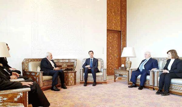 دیدار ظریف و اسد