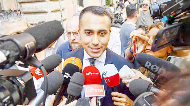 ائتلاف جنبش پنج ستاره  ایتالیا  با حزب دموکرات 