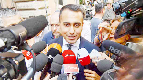 ائتلاف جنبش پنج ستاره  ایتالیا  با حزب دموکرات 