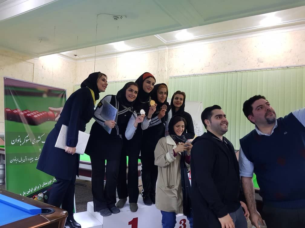 بانوان بیلیارد به غرب آسیا می‌روند