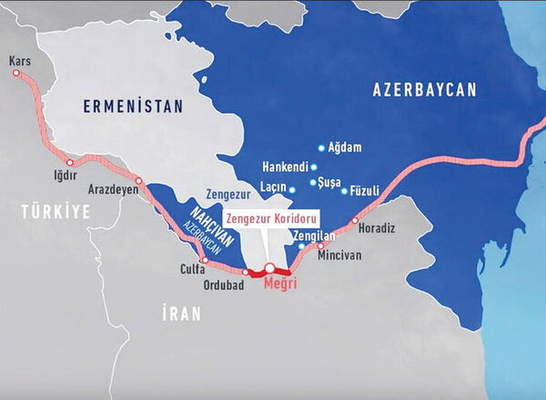 ایران مخالفت خود را با ایده ایجاد «کریدور زنگزور» به روسیه اعلام کرده‌ است