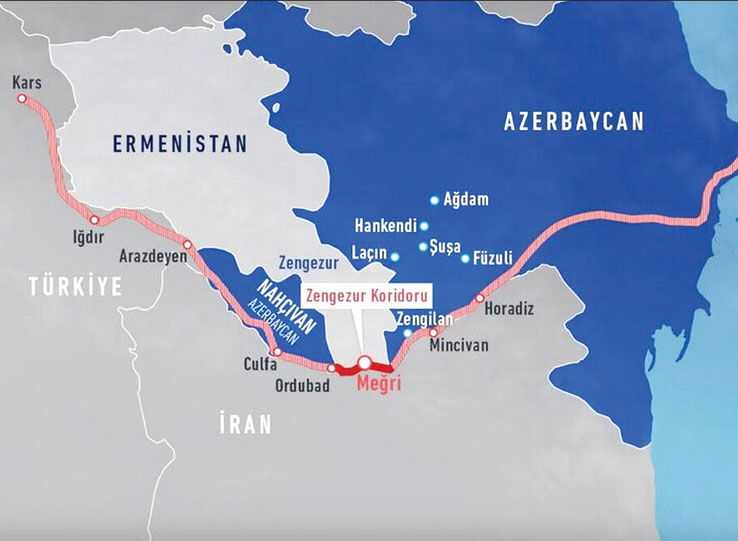 ایران مخالفت خود را با ایده ایجاد «کریدور زنگزور» به روسیه اعلام کرده‌ است