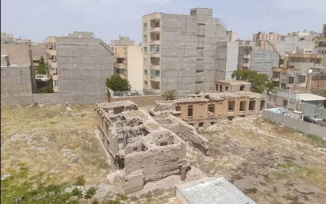 خطر فروریختن خانه باقرخان «سالار ملی» در تبریز