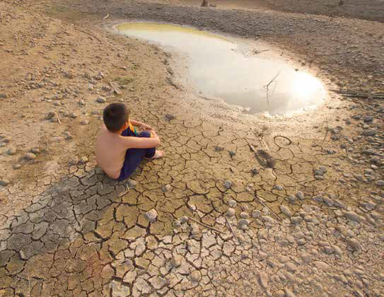 و از ایران آبادم نماند جز بیابانی