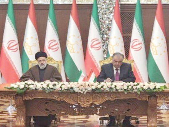 امضای ۱۸ سند همکاری بین ایران و تاجیکستان