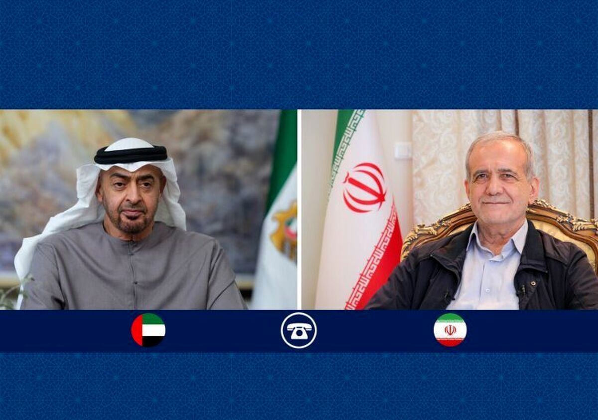 گفت‌وگوی تلفنی پزشکیان

 با رئیس امارات متحده عربی