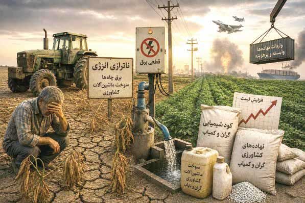 فشار توأمان جنگ و حکمرانی ناعادلانه با کشاورزان چه می‌کند؟
