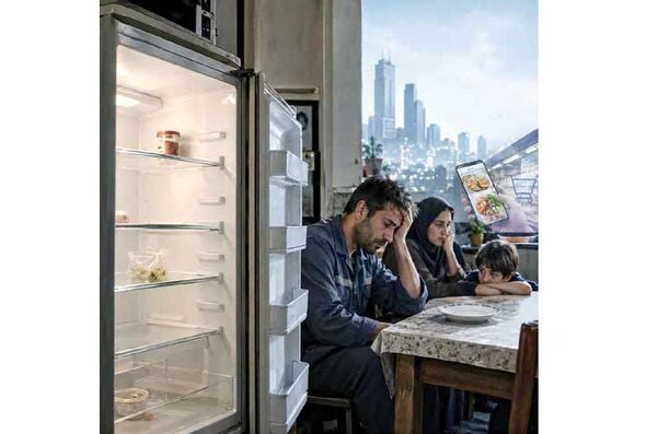 مواد غذایی هست، اما نه در یخچال خانه‌های‌ مزدبگیران!
