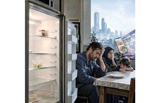 مواد غذایی هست، اما نه در یخچال خانه‌های‌ مزدبگیران!