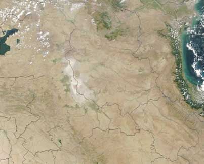 دریاچه ارومیه به طور کامل محو شد