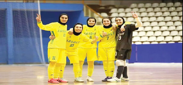 دبل قهرمانی در لیگ فوتسال زنان

