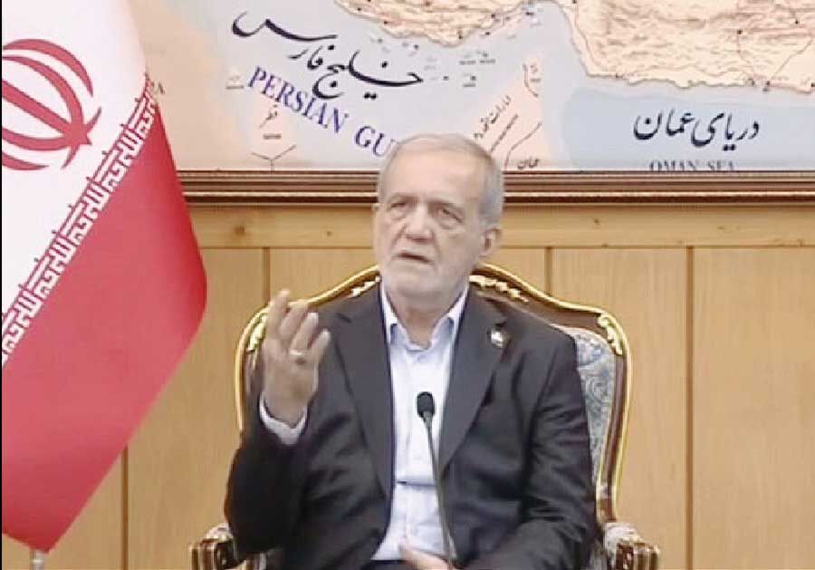 تهدید به بازگرداندن یک ملت به عصر حجر، 
معنایی جز جنایت گسترده جنگی دارد؟