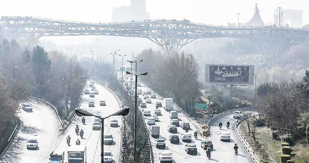 تهران در اغمای وارونگی