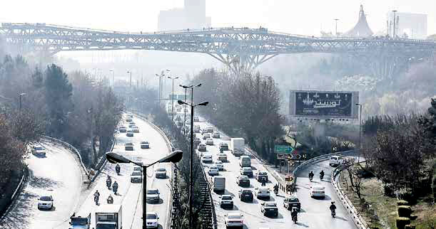 تهران در اغمای وارونگی
