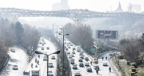 تهران در اغمای وارونگی
