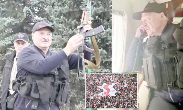 لوکاشنکو دست به سلاح شد!