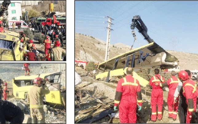 اتوبوس مرگ در دانشگاه علوم و تحقیقات تهران