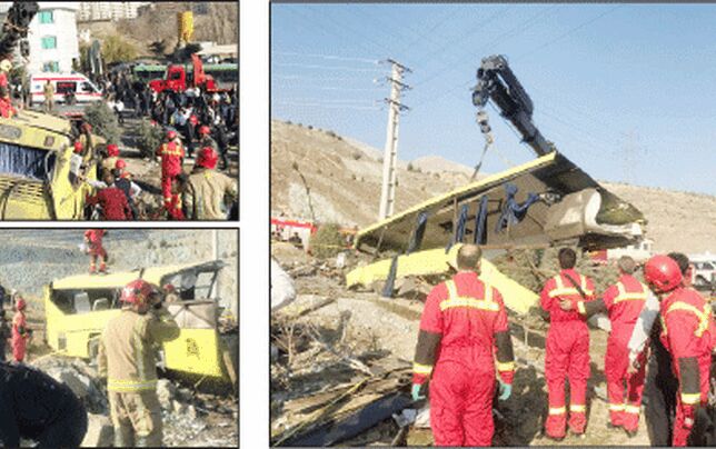 اتوبوس مرگ در دانشگاه علوم و تحقیقات تهران