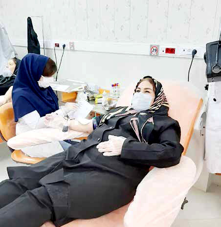 تاکنون 185 بار خون اهدا کرده‌ام