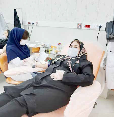 تاکنون 185 بار خون اهدا کرده‌ام