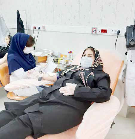 تاکنون 185 بار خون اهدا کرده‌ام