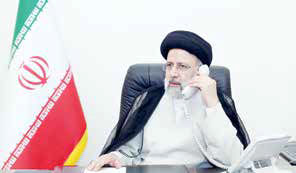 
رایزنی‌های تلفنی رئیسی با رهبران قطر و تونس