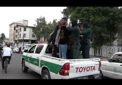 گرداندن اراذل و اوباش با حکم قضایی است