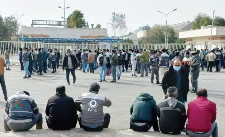 اعتراضات کارگران شرکتی 

پتروشیمی رازی پایان یافت