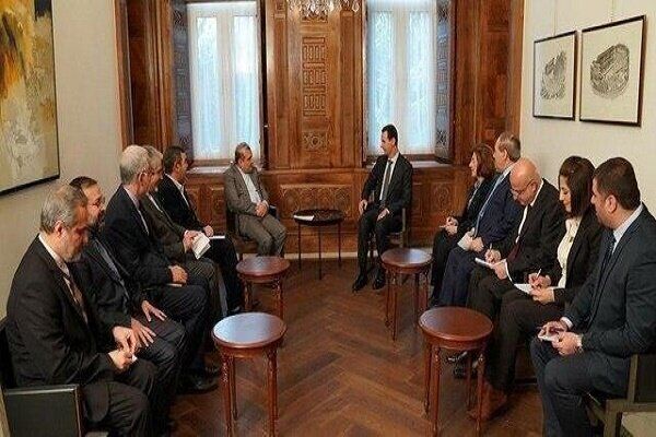 دستیار ارشد ظریف با بشار اسد دیدار کرد